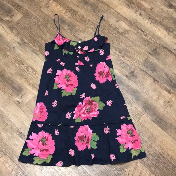 Juicy Couture Dresses & Skirts - [Juicy Couture] Navy & Pink Floral Dress 2